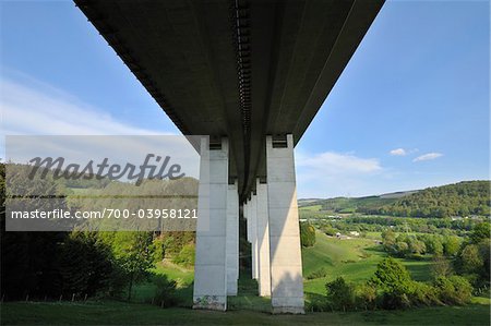 Highway Bridge, Eversberg, Meschede, North Rhine-Westphalia, Germany