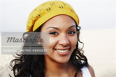 Close-Up of Woman Wearing Hat