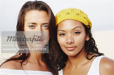 Portrait of Two Women at Beach
