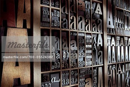Upper and Lower Case Letterpresses Upper and Lower Case Letterpresses