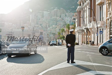 Traffic Officer, Monaco, Cote d'Azur