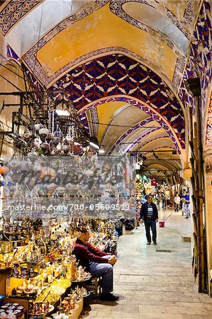 The Grand Bazaar, Eminonu District, Istanbul, Turkey The Grand Bazaar, Eminonu District, Istanbul, Turkey