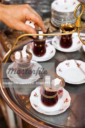 Turkish Tea, Grand Bazaar, Istanbul, Turkey