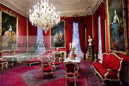 Interior of Schonbrunn Palace, Vienna, Austria Interior of Schonbrunn Palace, Vienna, Austria
