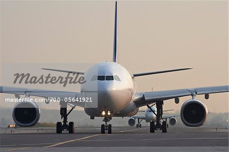 Plane on Tarmac, Toronto, Ontario, Canada