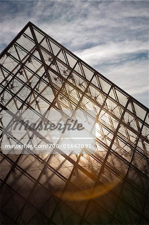 The Louvre Pyramid, Paris, France