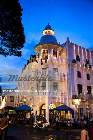 Queen's Hotel During Perehera Festival, Kandy, Sri Lanka