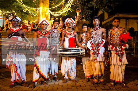 Portrait of Drummers, Esala Perahera Festival, Kandy, Sri Lanka Portrait of Drummers, Esala Perahera Festival, Kandy, Sri Lanka