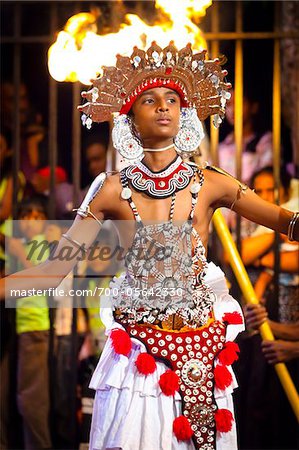 Ves Dancer, Esala Perehera Festival, Kandy, Sri Lanka