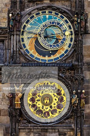 Astronomical Clock, Old Town Hall, Old Town Square, Prague, Czech Republic