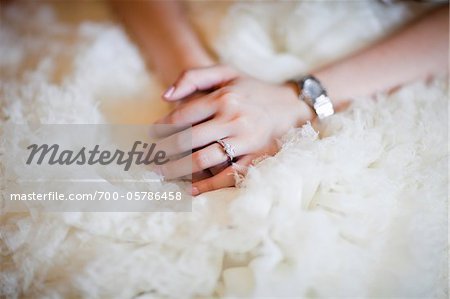 Close-Up of Bride's Hands