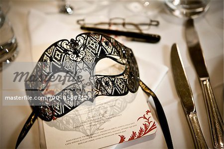 Mask at Place Setting