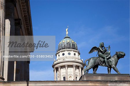 Konzerthaus Berlin and French Cathedral, Gendarmenmarkt, Berlin, Germany