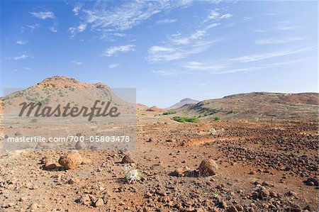 Arid Landscape, Boa Vista, Cape Verde, Africa