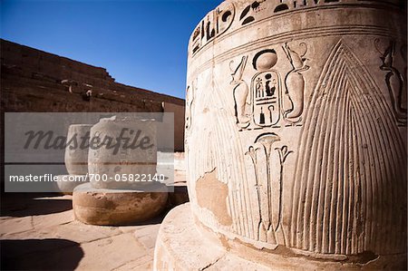 Close-Up of Hierglyphics, Luxor, Egypt