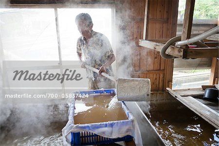 Sea Salt Production, Inutabu, Tokunoshima Island, Kagoshima Prefecture, Japan