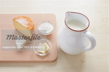 Still Life of Dairy Products