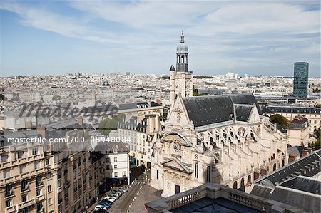 Church and City, Paris, France