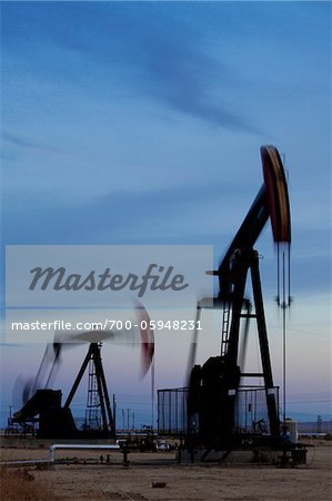 Oil Pump Jacks, California, USA Oil Pump Jacks, California, USA