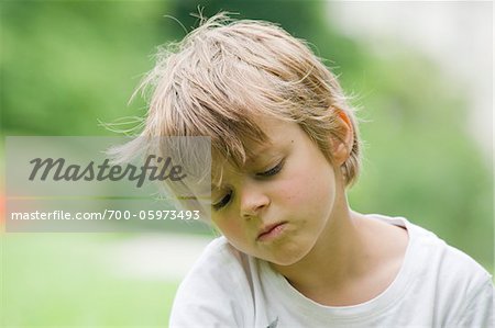 Boy Looking Down Boy Looking Down