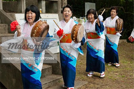 Local Village Festival, Akakina Castle Site, Akakina Village, Amami Oshima, Amami Islands, Kagoshima Prefecture, Japan