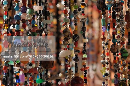 Close-Up of Jewelry in Souk, Marrakech, Morocco