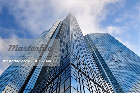 Deutsche Bank Skyscraper, Frankfurt am Main, Hesse, Germany Deutsche Bank Skyscraper, Frankfurt am Main, Hesse, Germany