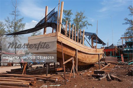 Boatyard near Sihanoukville, Cambodia