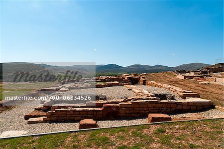 Celtiberian Archaeological Site of Tiermes, Montejo de Tiermes, Soria, Castilla y Leon, Spain