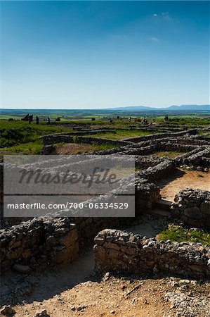 Celtiberian Archaeological Site of Tiermes, Montejo de Tiermes, Soria, Castilla y Leon, Spain