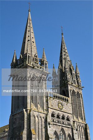 Cathedrale Saint-Paul-Aurelien, Saint-Pol-de-Leon, Bretagne, France