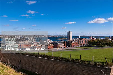 View of City from Citadel Hill, Halifax, Nova Scotia, Canada