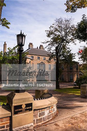 Gateway to Government House, Halifax, Nova Scotia, Canada