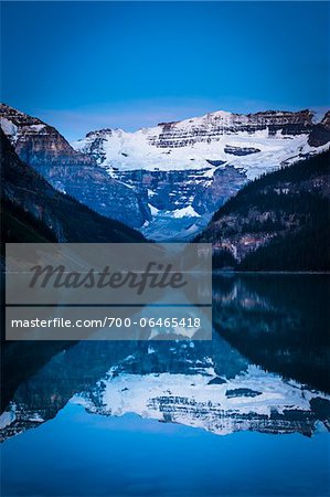 Lake Louise at Dawn, Banff National Park, Alberta, Canada