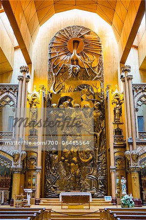 Altar in Private Chapel, Notre-Dame Basilica, Montreal, Quebec, Canada Altar in Private Chapel, Notre-Dame Basilica, Montreal, Quebec, Canada