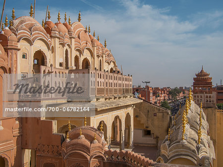 Rear View of Hawa Mahal Palace, Jaipur, India Rear View of Hawa Mahal Palace, Jaipur, India