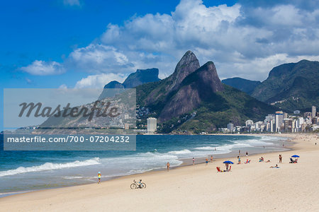 Scenic View Of Ipanema Beach Rio De Janeiro Brazil Stock Photo Masterfile Rights Managed Artist R Ian Lloyd Code 700