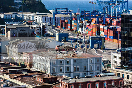 Shipping Port, Valparaiso, Chile Shipping Port, Valparaiso, Chile