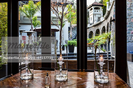 Restaurant at Aubrey Hotel, Bellavista District, Santiago, Chile