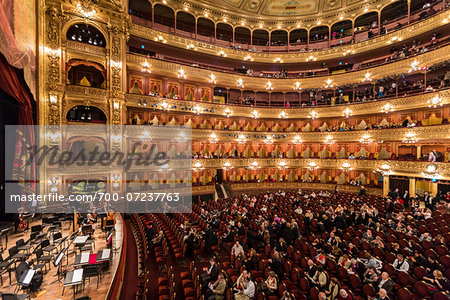 Interior of Teatro Colon, Buenos Aires, Argentina