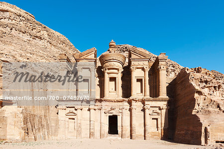 Al Deir Monastery, Petra, Jordan Al Deir Monastery, Petra, Jordan