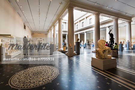 Interior of Metropolitan Museum of Art, New York City, New York, USA