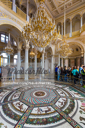 Small Pavilion Hall, The Hermitage, St. Petersburg, Russia