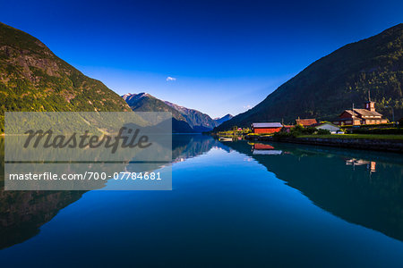 Mundal in Fjaerland, Sogn og Fjordane, Norway