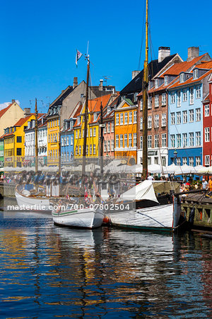 Nyhavn Harbour, Copenhagen, Denmark