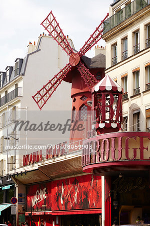 Moulin Rouge, Pigalle, Paris, France