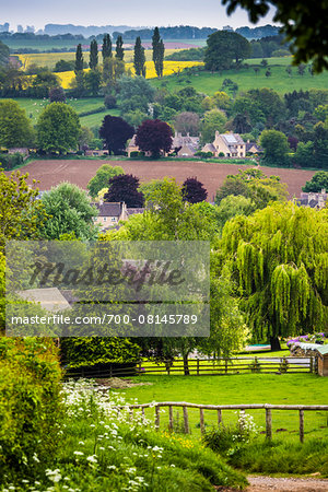 Farmland, Chipping Campden, Gloucestershire, Cotswolds, England, United Kingdom