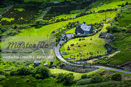 Scenic view of Caherdaniel, along the Ring of Kerry, County Kerry, Ireland