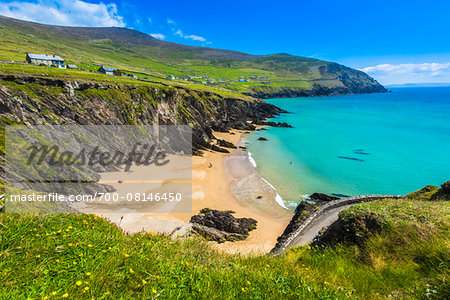 Scenic Coastal Overview Slea Head Slea Head Drive Dingle Peninsula County Kerry Ireland Stock Photo Masterfile Rights Managed Artist R Ian Lloyd Code 700