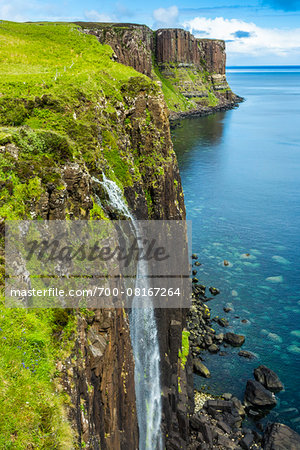 Kilt Rock and Mealt Falls, Isle of Skye, Scotland, United Kingdom Kilt Rock and Mealt Falls, Isle of Skye, Scotland, United Kingdom